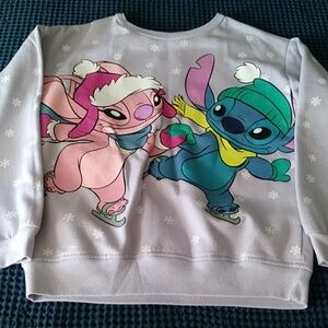 Disney Stitch sweat 14/16 fit more like 12